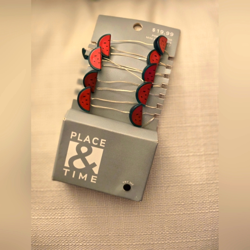 Watermelon Lights - Red and Green